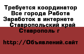 Требуется координатор - Все города Работа » Заработок в интернете   . Ставропольский край,Ставрополь г.